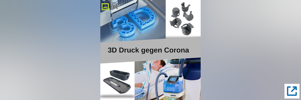 Mit 3DDruck gegen Corona covid19