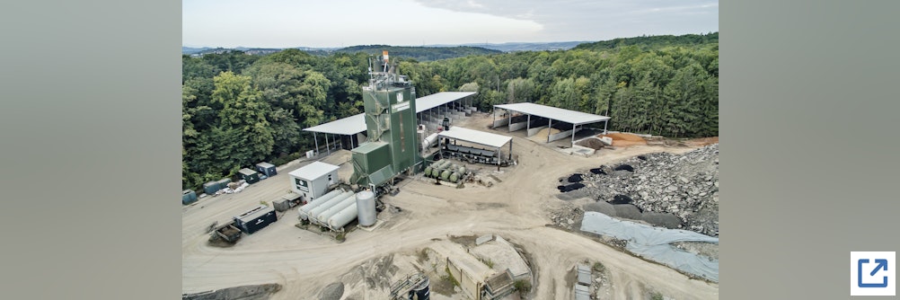 Herausforderung: Verschmutzter 30-Meter-Kamin im Asphalt-Mischwerk