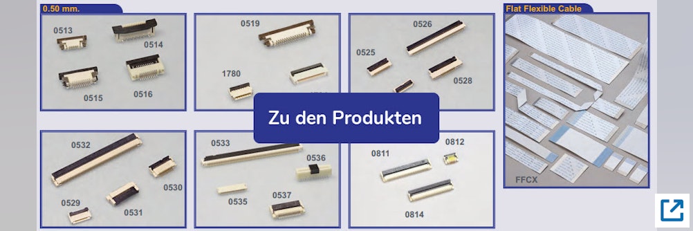 FFC / FPC Steckverbinder ⚙️ Foliensteckverbinder